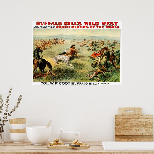Poster Buffalo Bill - Imprimer (Cuisine)