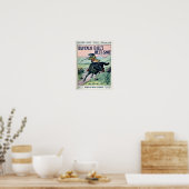 Poster Buffalo Bill Wild West Imprimer (Cuisine)