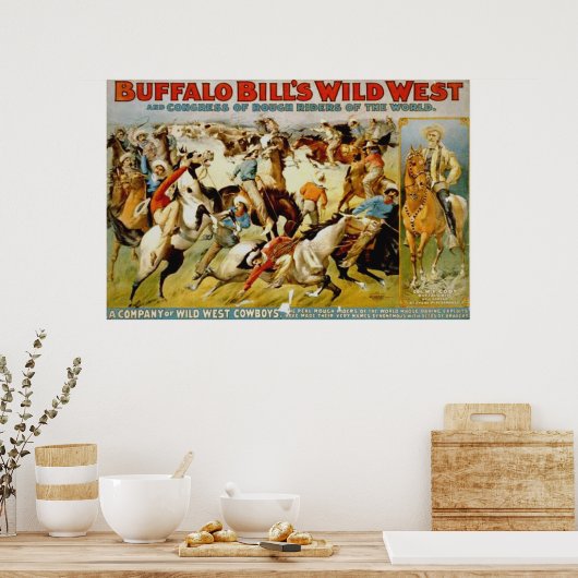 Poster Buffalo Bill's Wild West Show (Cuisine)