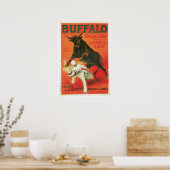 Poster Buffalo Bouillon Cubes Restauration Vintage (Cuisine)