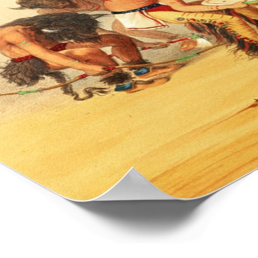 Poster Buffalo Dance, c.1832 (Coin)