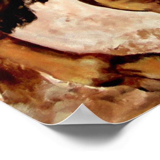 Poster Buffalo "En Course" (Coin)