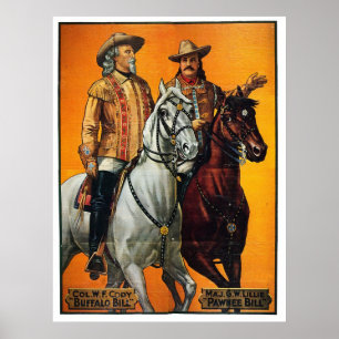 Poster Buffalo et Pawnee Bill - copie