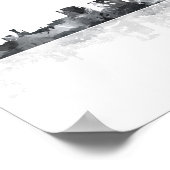 POSTER BUFFALO NEW YORK SKYLINE (Coin)