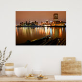 Poster Buffalo, NY @ la nuit (Cuisine)