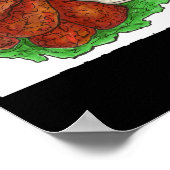 Poster Buffalo Ny New York Hot Bbq Chicken Wings Celery _ (Coin)