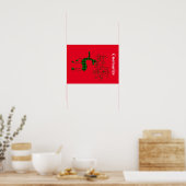 Poster Buffalo Plaid Christmas Deer Thunder_Cove (Cuisine)