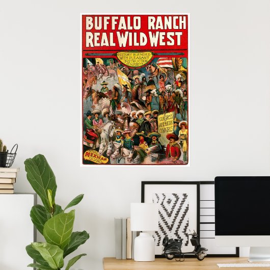 Poster Buffalo Ranch - Imprimer (Bureau à domicile)