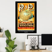 Poster Buffalo Rochester & Pittsburg Railroad Travel (Bureau à domicile)