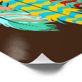 Poster Buffalo Skull Native American Emblem (Coin)