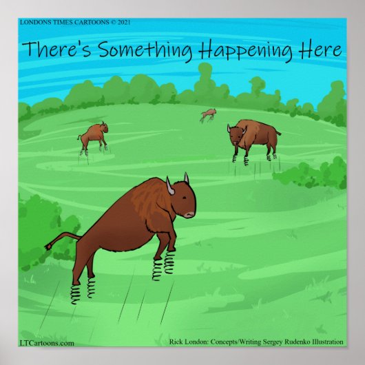 Poster Buffalo Springfield pour ce qui vaut la peine (Devant)