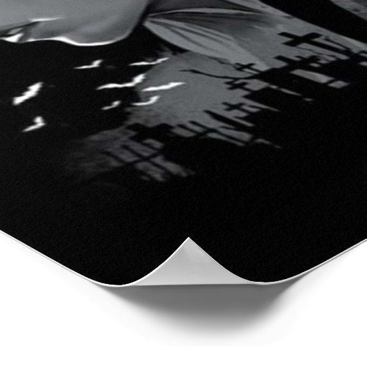 Poster Buffer la nuit de la couche de vampire (Coin)