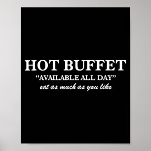 Poster Buffet Chaud Disponible Tous Les Jours Mangez Auta