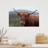 Poster Buffle d'eau Brown en Duirinish, Royaume-Uni (Cuisine)