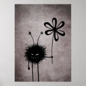 Poster Bug Fleur Malin Vintage (Devant)