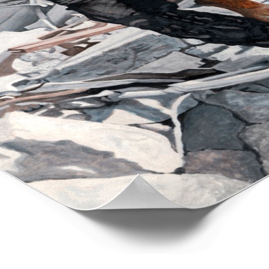 Poster Bugbear Hero Secourt enfant Imaginaire mur Art Imp (Coin)