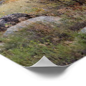 Poster Buglage d'élans dans le parc national des Rocheuse (Coin)