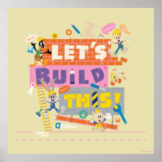Poster BUGS BUNNY BUILDERS™| Chantier "Construisons ensem