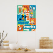 Poster BUGS BUNNY BUILDERS™| Character Grid Pattern (Cuisine)