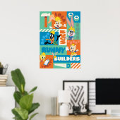 Poster BUGS BUNNY BUILDERS™| Character Grid Pattern (Bureau à domicile)