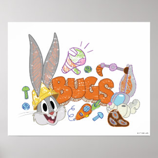 Poster BUGS BUNNY BUILDERS™| Croquis de BUGS BUNNY™