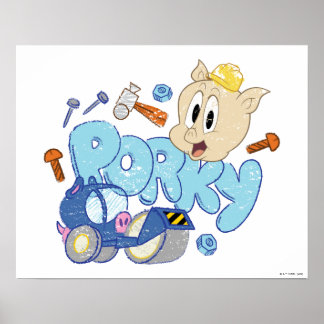 Poster BUGS BUNNY BUILDERS™| Croquis de Porky