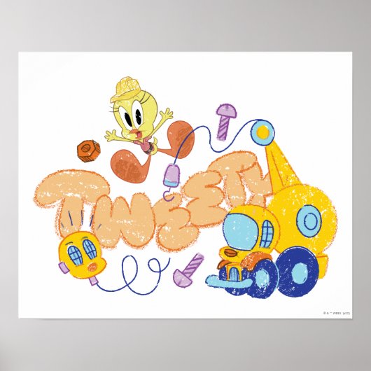 Poster BUGS BUNNY BUILDERS™| Croquis de TWEETY™ (Devant)