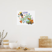 Poster BUGS BUNNY BUILDERS™| DAFFY DUCK™ Sketch Art (Cuisine)