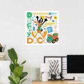 Poster BUGS BUNNY BUILDERS™| DAFFY DUCK™ Work Tools (Bureau à domicile)