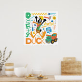 Poster BUGS BUNNY BUILDERS™| DAFFY DUCK™ Work Tools (Cuisine)
