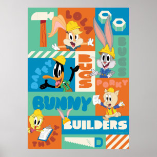 Poster BUGS BUNNY BUILDERS™ Grille de personnages