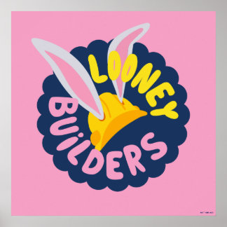 Poster BUGS BUNNY BUILDERS™| Logo à calotte crantée
