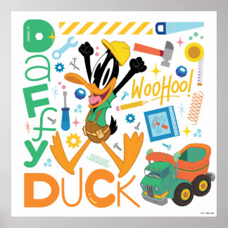 Poster BUGS BUNNY BUILDERS™| Outils de travail de DAFFY D