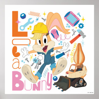 Poster BUGS BUNNY BUILDERS™| Outils de travail de Lola Bu
