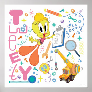Poster BUGS BUNNY BUILDERS™| Outils de travail TWEETY™