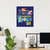 Poster BUGS BUNNY BUILDERS™| The Looney Builders Collage (Bureau à domicile)