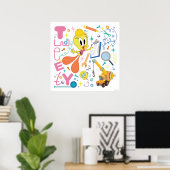 Poster BUGS BUNNY BUILDERS™| TWEETY™ Work Tools (Bureau à domicile)