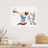 Poster BUGS BUNNY™ et ELMER FUDD™ (Cuisine)