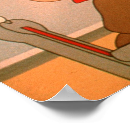 Poster BUGS BUNNY™ et ELMER FUDD™ 2 (Coin)