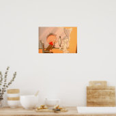 Poster BUGS BUNNY™ et ELMER FUDD™ 2 (Cuisine)