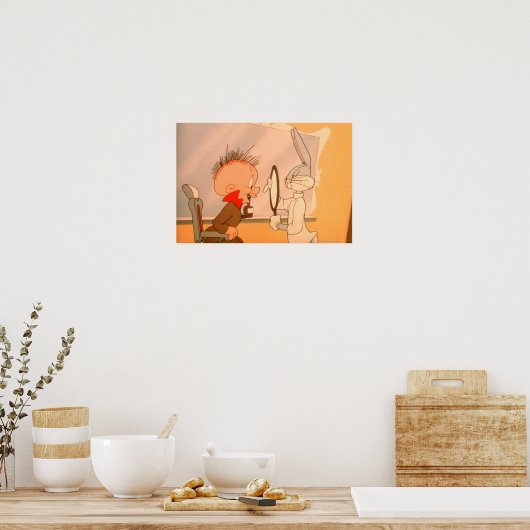 Poster BUGS BUNNY™ et ELMER FUDD™ 2 (Cuisine)
