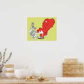 Poster BUGS BUNNY™ et Gossamer 2 (Cuisine)