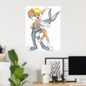 Poster BUGS BUNNY™ et Lola Bunny (Bureau à domicile)