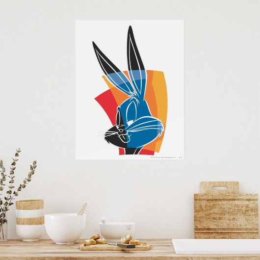 Poster BUGS BUNNY™ Expressif 3 (Cuisine)