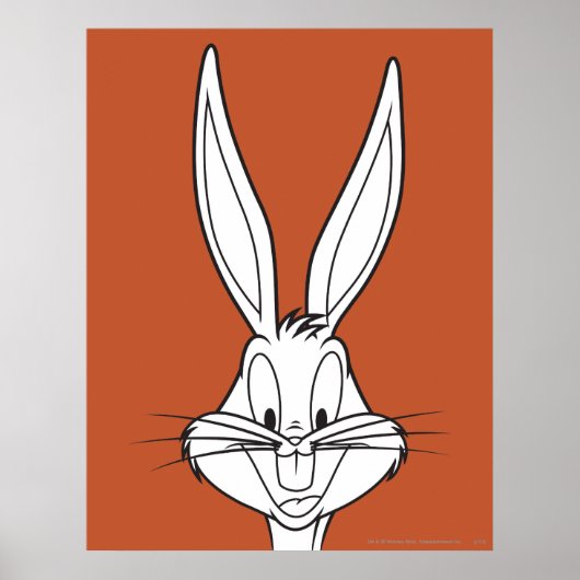 Poster BUGS BUNNY™ Face Smiling (Devant)
