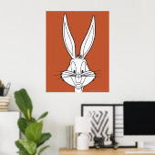 Poster BUGS BUNNY™ Face Smiling (Bureau à domicile)