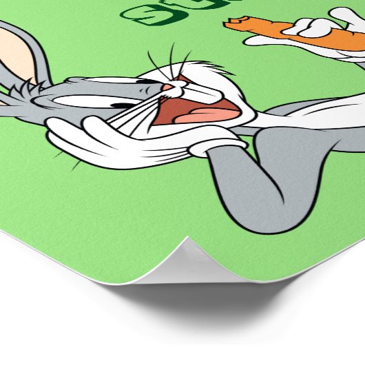 Poster BUGS BUNNY™ Lying Down Eating Carrot (Coin)