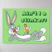 Poster BUGS BUNNY™ Lying Down Eating Carrot (Devant)
