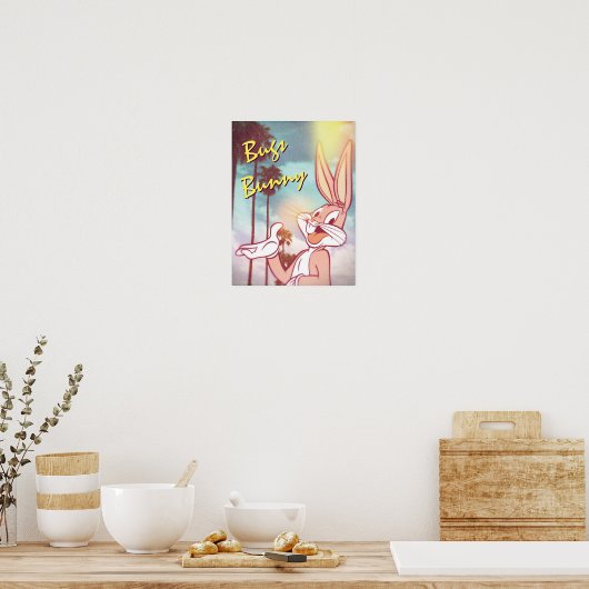 Poster BUGS BUNNY™ Photo de vacances (Cuisine)
