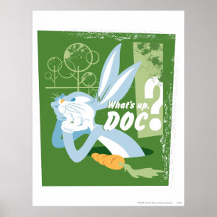 Poster BUGS BUNNY™ Quoi de neuf, Doc ?